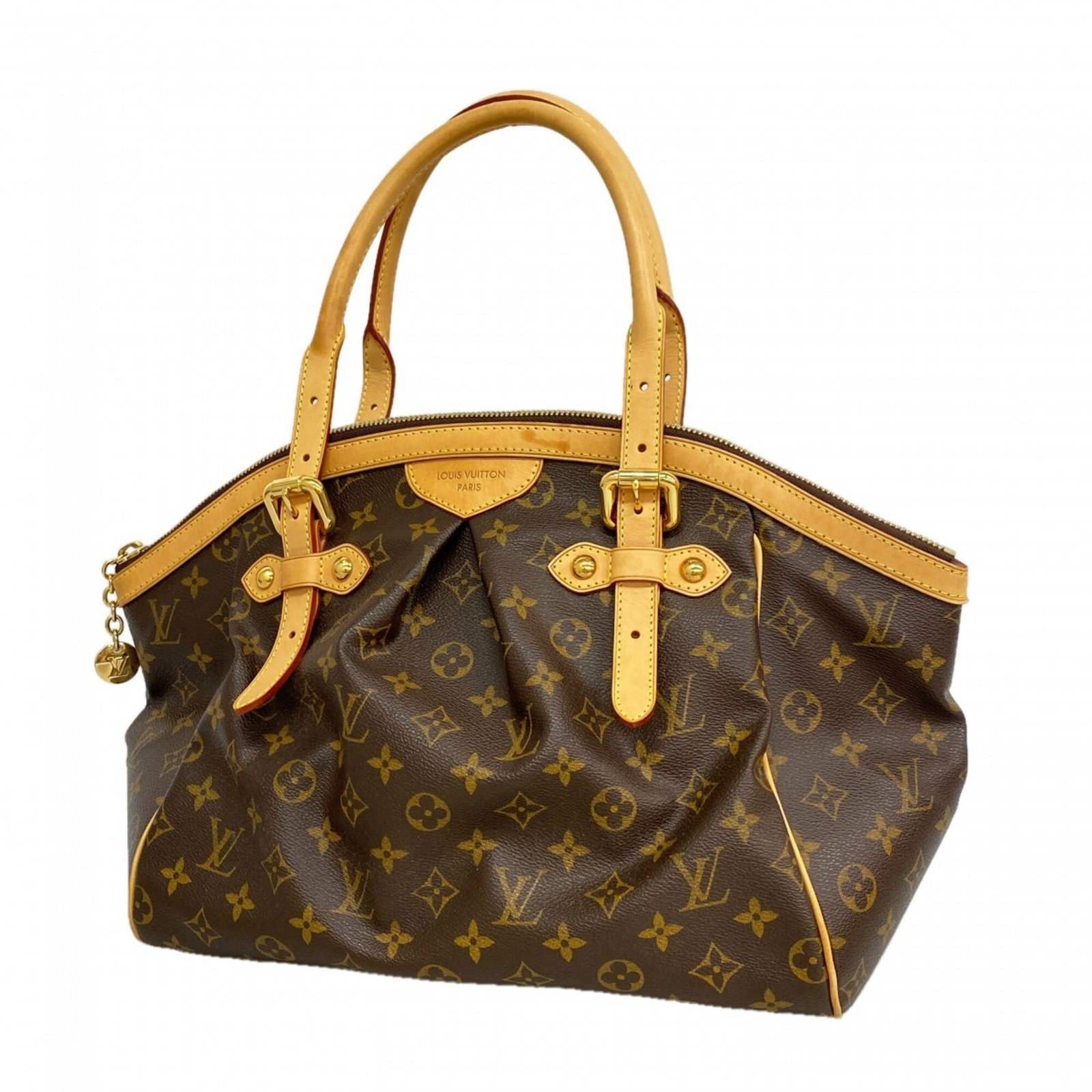 Louis Vuitton Handbag: Louis Vuitton Handbag Brown Louis Vuitton handbag with dimensions 28cm x 32cm x 17cm. This classic style features the iconic monogram pattern and a timeless design that exudes sophistication. A