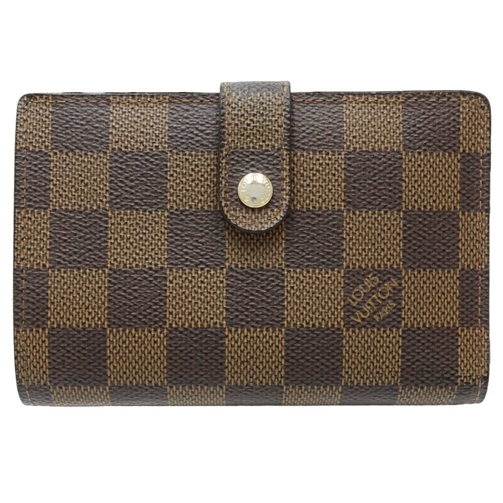 Louis Vuitton Wallet (Bi-Fold) Damier Canvas: Louis Vuitton Wallet (Bi-Fold) Damier Canvas Damier Canvas wallet from Louis Vuitton, featuring the iconic bi-fold design. Made with high-quality Damier canvas, this wallet measures 9cm x 13.5cm and b