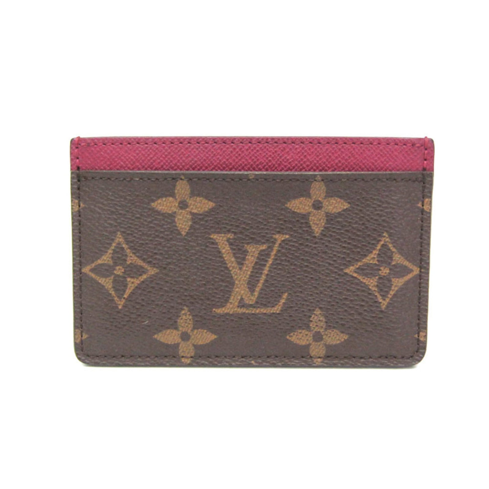 Monogram Card Case Louis Vuitton: Monogram Card Case Louis Vuitton Simple, elegant design with iconic Monogram pattern. This Louis Vuitton card case features an outer pocket for storing cards and has a compact size that fits easily