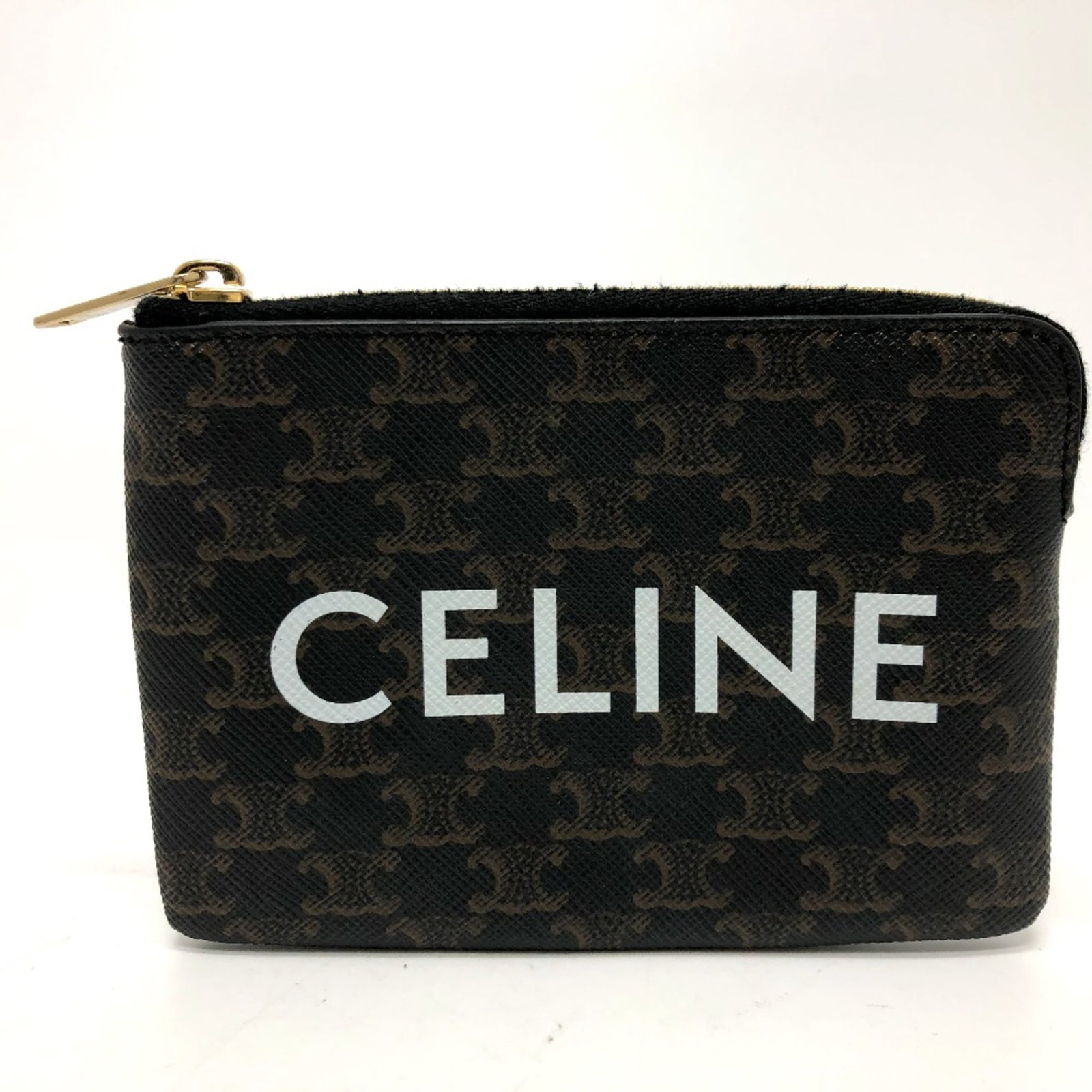 Coin purse case other: Coin purse case other Brown Celine Coin Purse Case. Made from other materials, this unisex coin purse case measures 13cm x 9.5cm (w) and 5.1cm x 3.7cm (h). The brown color adds a touch of elegance to 