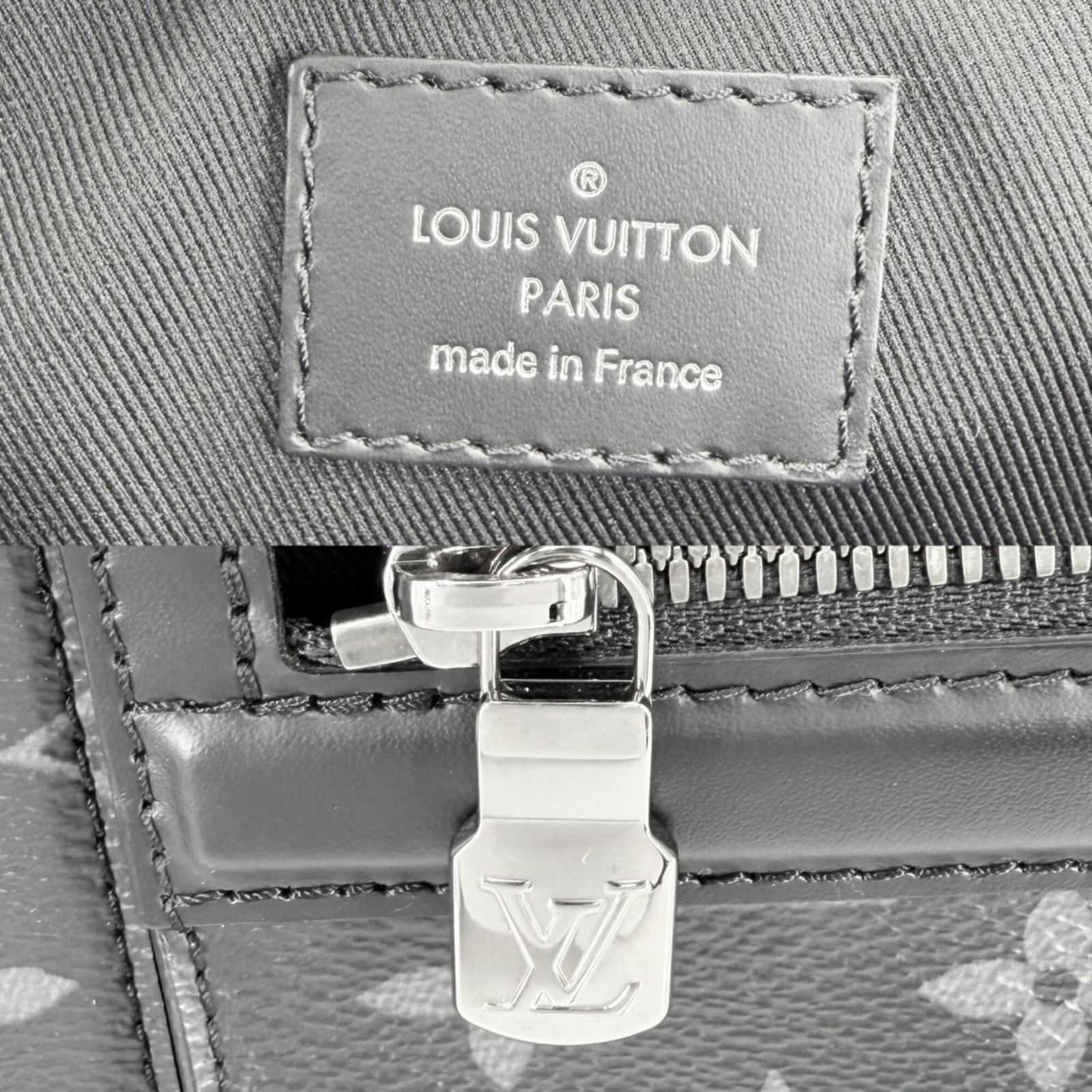 Vuitton Monogram Eclipse Bag Shoulder Louis - 5