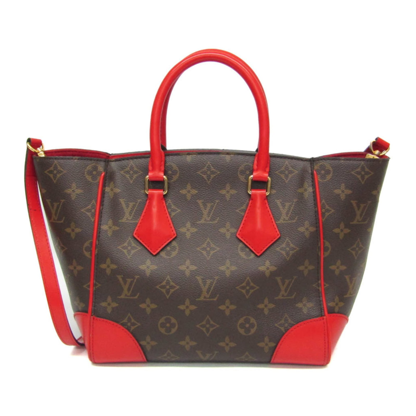 Louis Vuitton Handbag Shoulder Bag Monogram Leather: Louis Vuitton Handbag Shoulder Bag Monogram Leather Monogram Leather Louis Vuitton Shoulder Bag, featuring the iconic Coquelicots color and signature Monogram pattern. This stylish handbag boasts a sp