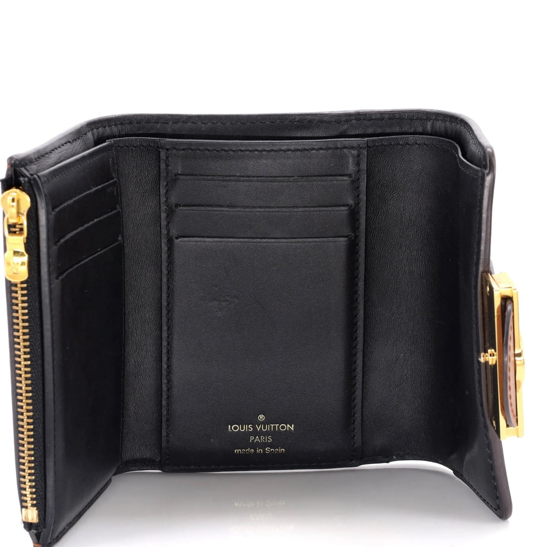Vuitton Louis Reverse Canvas Wallet Monogram Compact - 5