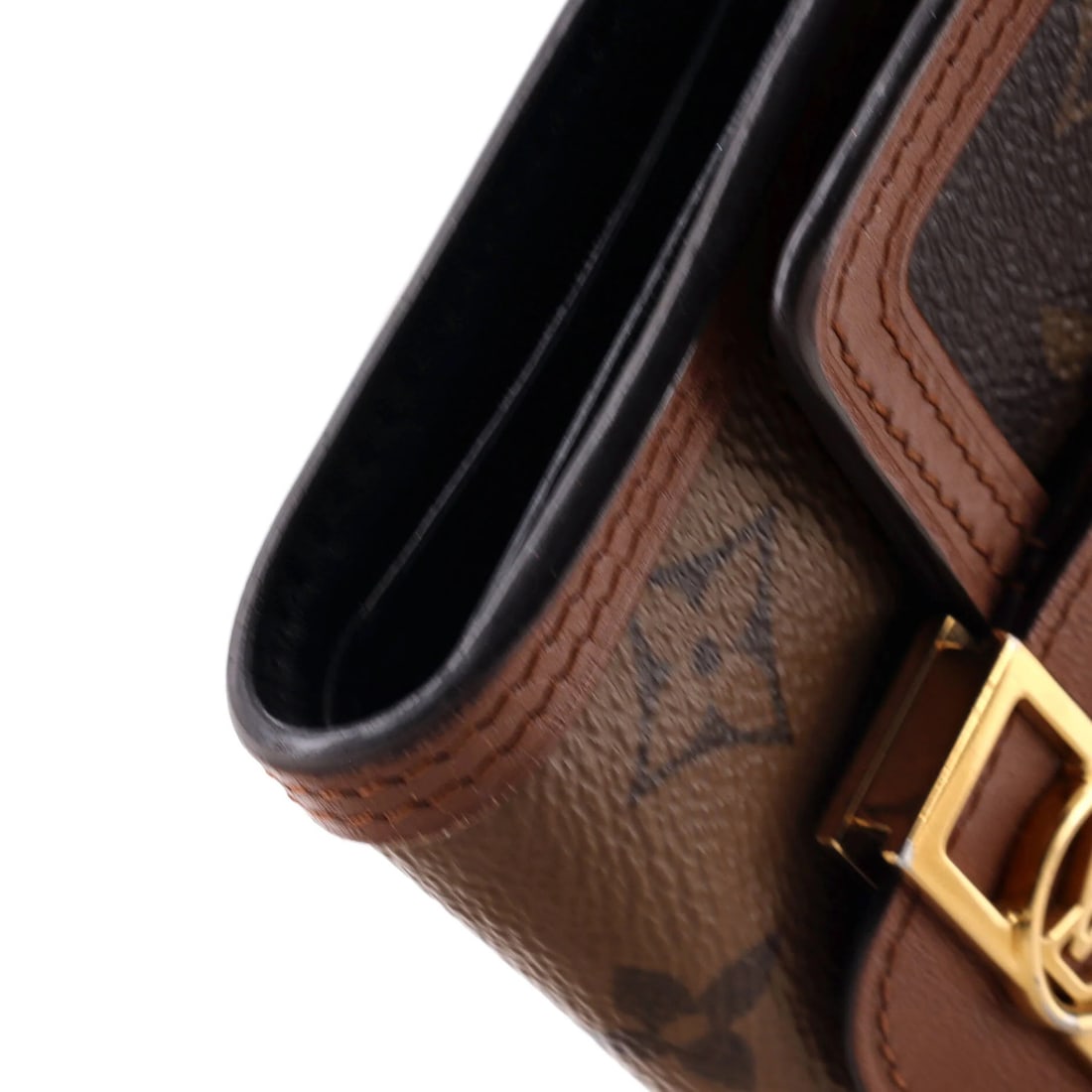 Vuitton Louis Reverse Canvas Wallet Monogram Compact - 6