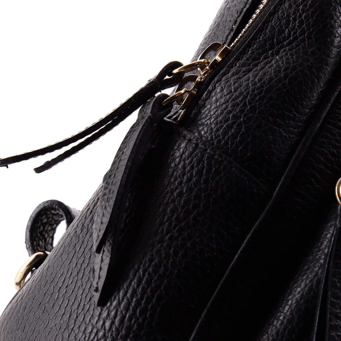 Gucci Chain Leather Backpack - 6