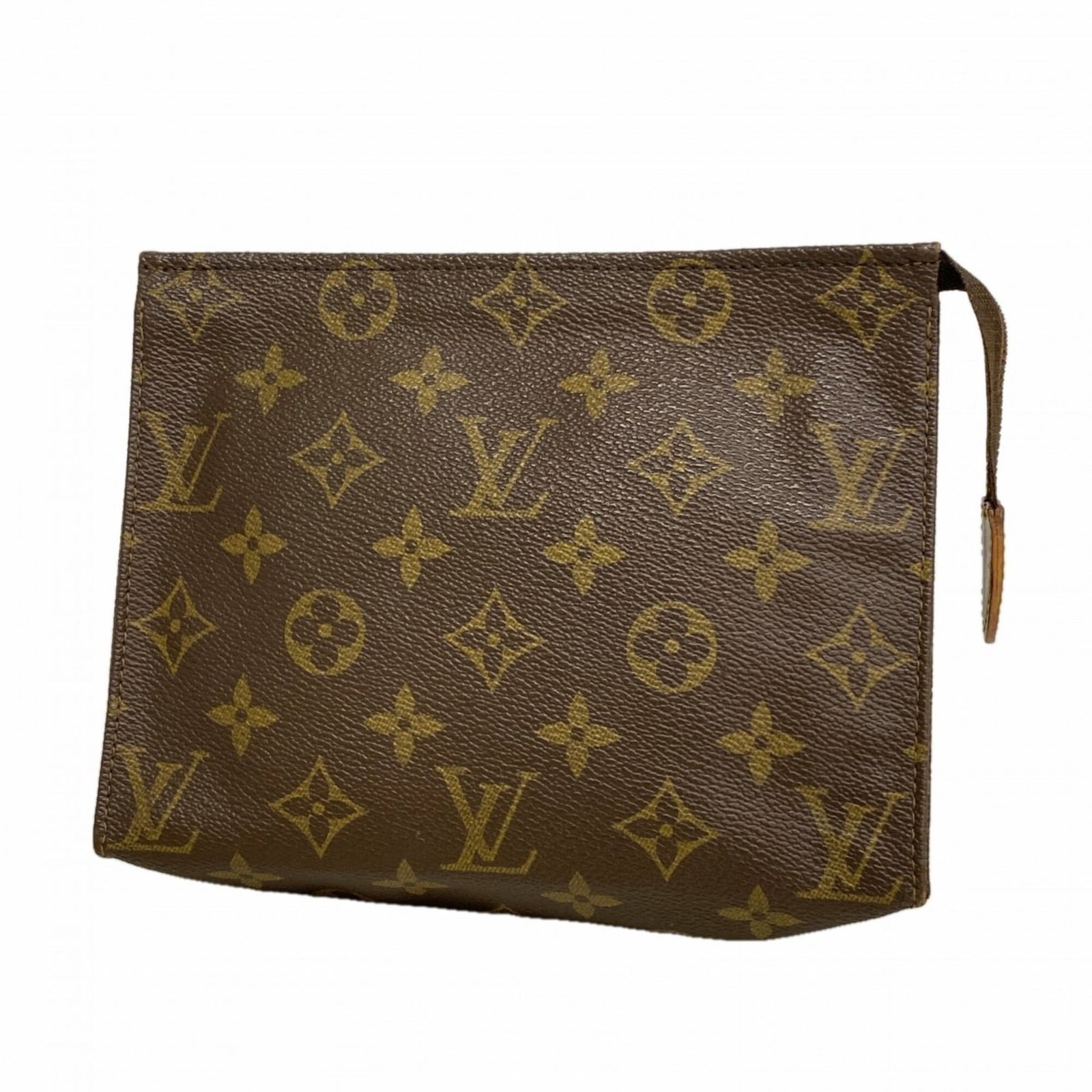 Vuitton Pouch Louis: Vuitton Pouch Louis Brown Louis Vuitton Pouch with Classic Design, Measuring 15cm x 19cm x 5cm. This stylish pouch boasts the iconic monogram pattern and signature brown leather finish. A timeless