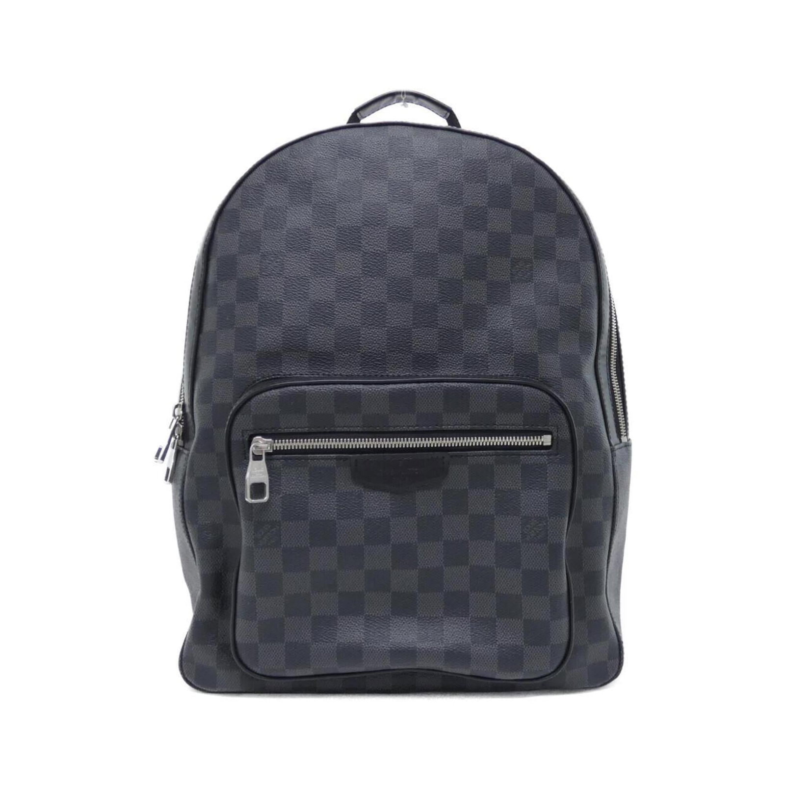 Canvas coated backpack by Louis Vuitton: Canvas coated backpack by Louis Vuitton Canvas coated backpack by Louis Vuitton, featuring the iconic Damier Graphite pattern in graphite and gray tones. Made from high-quality coated canvas, this sty