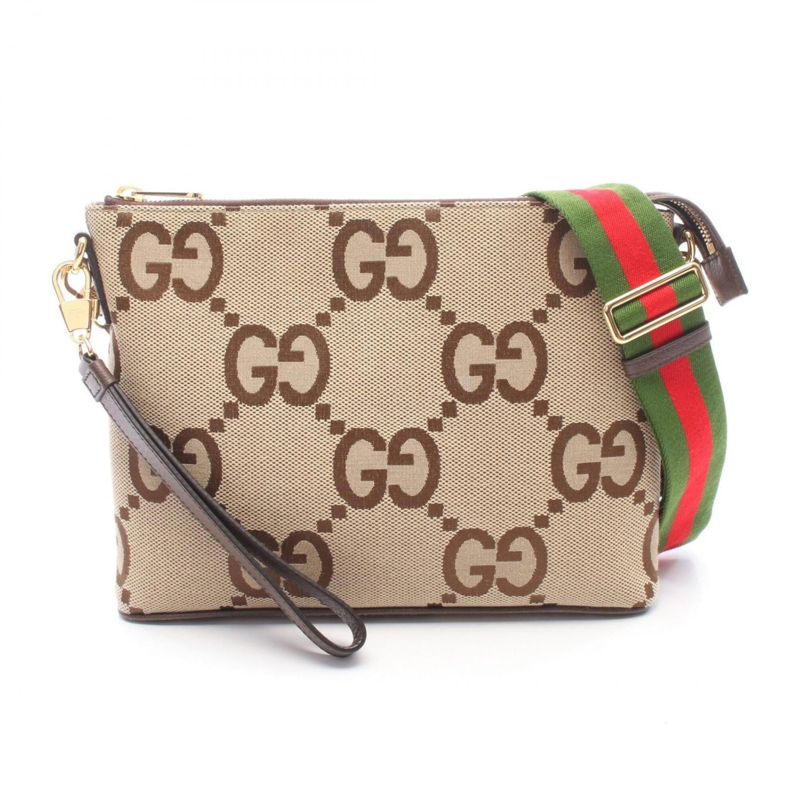 Gucci Canvas Leather Shoulder Bag Handbag Messenger: Gucci Canvas Leather Shoulder Bag Handbag Messenger Canvas and leather combine in Gucci's canvas leather shoulder bag, featuring a classic messenger design. The beige and brown color options add versa