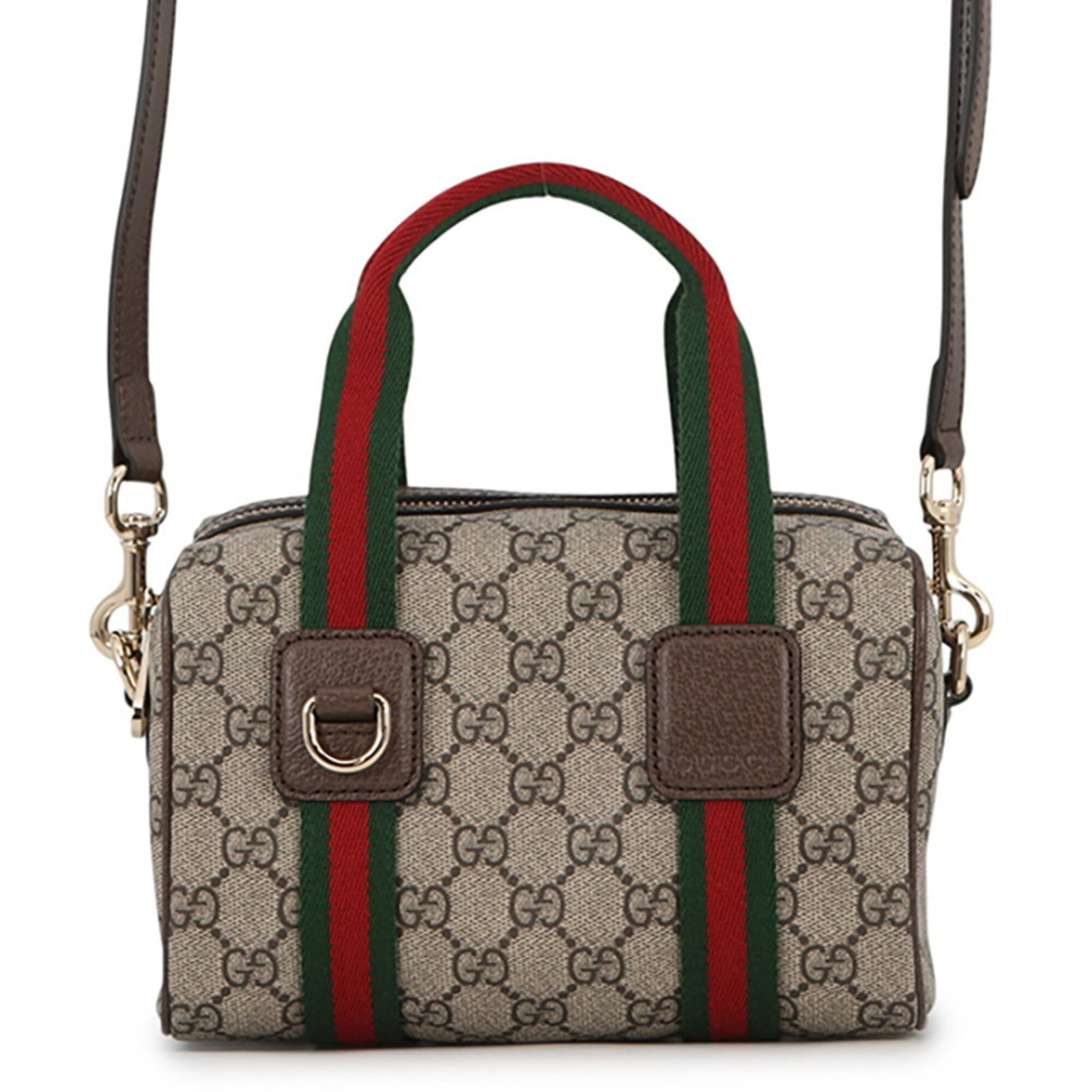 Handbag Supreme Gucci Leather Gg: Handbag Supreme Gucci Leather Gg GG Supreme Gucci Leather Handbag in Beige Brown and Champagne Gold. This luxurious handbag features premium leather from Italy, with the iconic GG Supreme design that