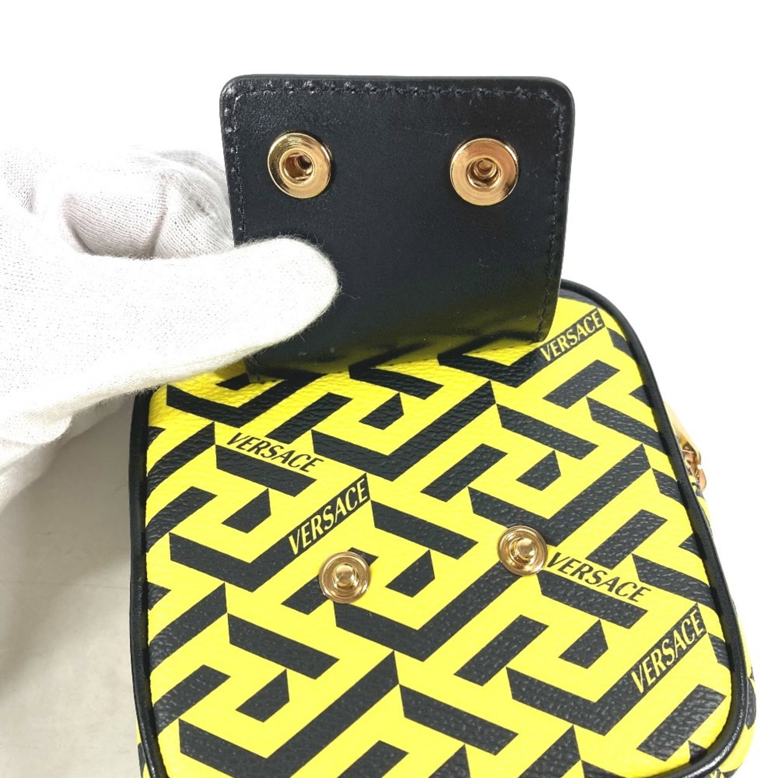 Pouch Leather By Versace - 3
