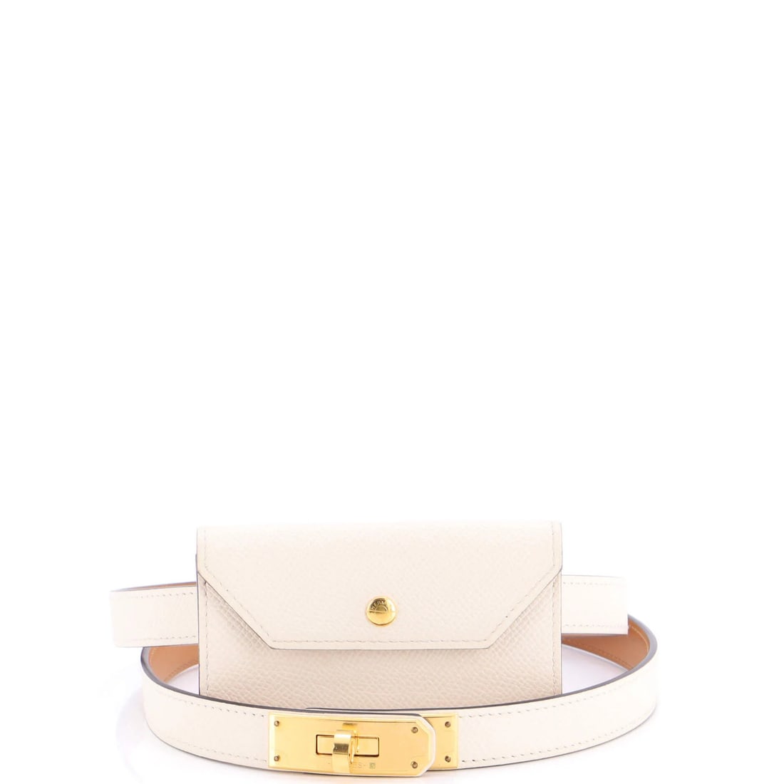 Kelly Pocket Thin Leather Belt Hermes: Kelly Pocket Thin Leather Belt Hermes The Kelly Pocket Thin Leather Belt from Hermes boasts a neutral exterior and brown interior, crafted from high-quality leather. Measuring 34.5 inches in length, t