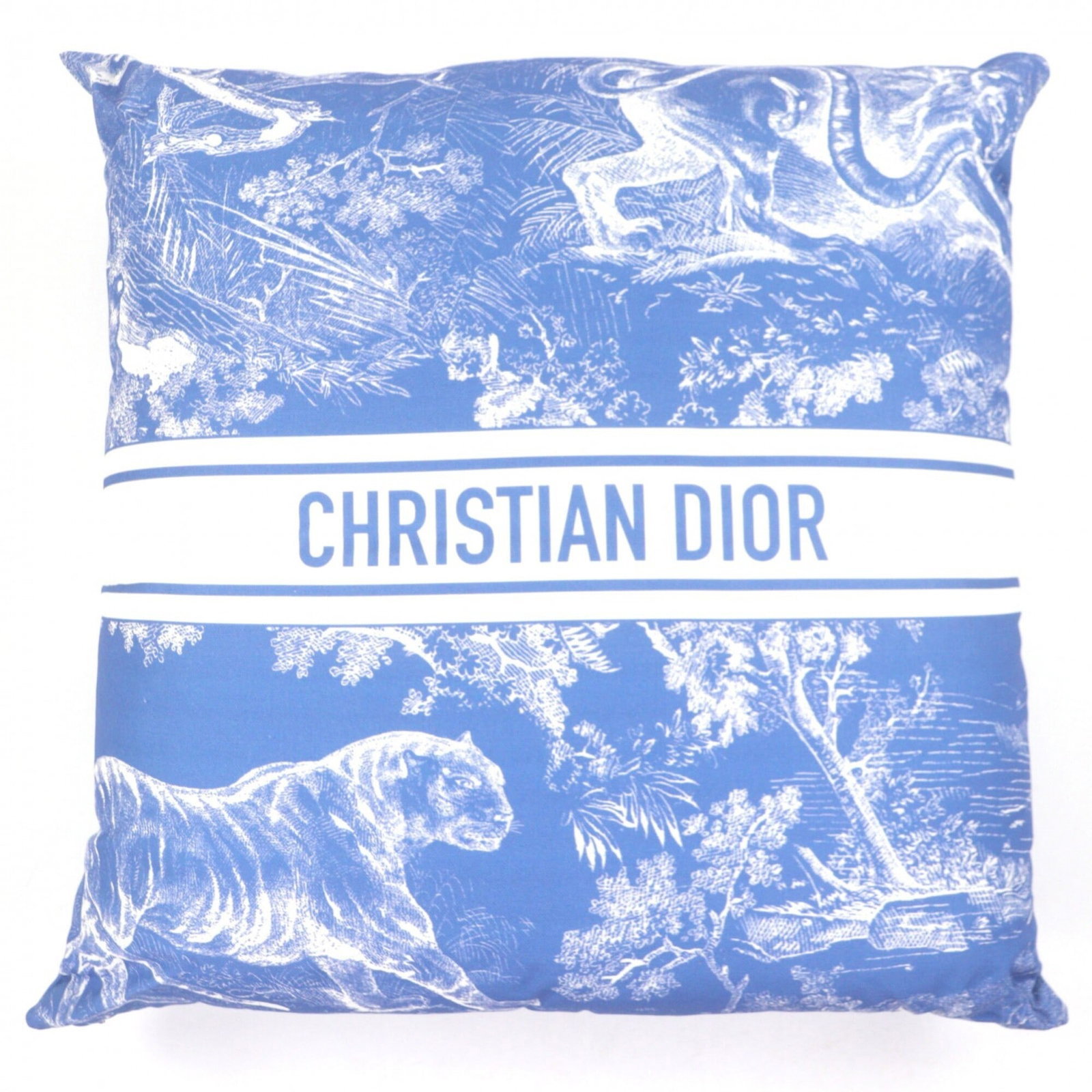 Polyester Acrylic Cushion Christian Dior: Polyester Acrylic Cushion Christian Dior Blue Christian Dior Cushion Made from Acrylic and Polyester. This cushion measures 800mm x 800mm / 31.50'' x 31.50''. Item Specifics: Brand: Christian Dior