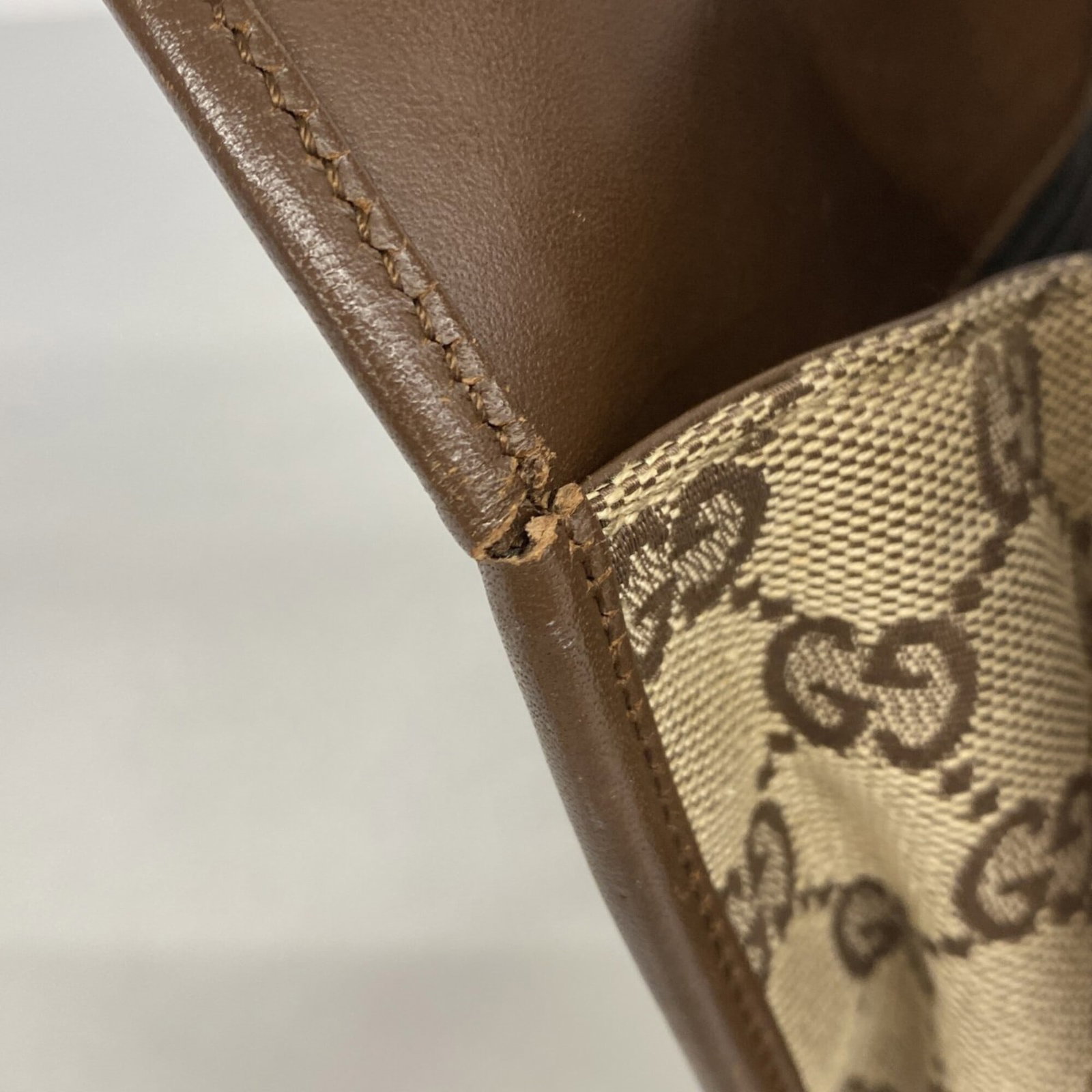 Canvas handbag Gucci - 7