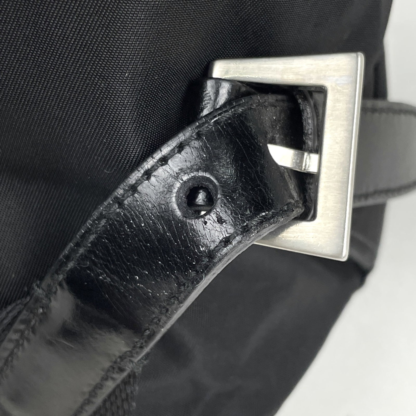 Nylon Leather Prada Backpack - 5