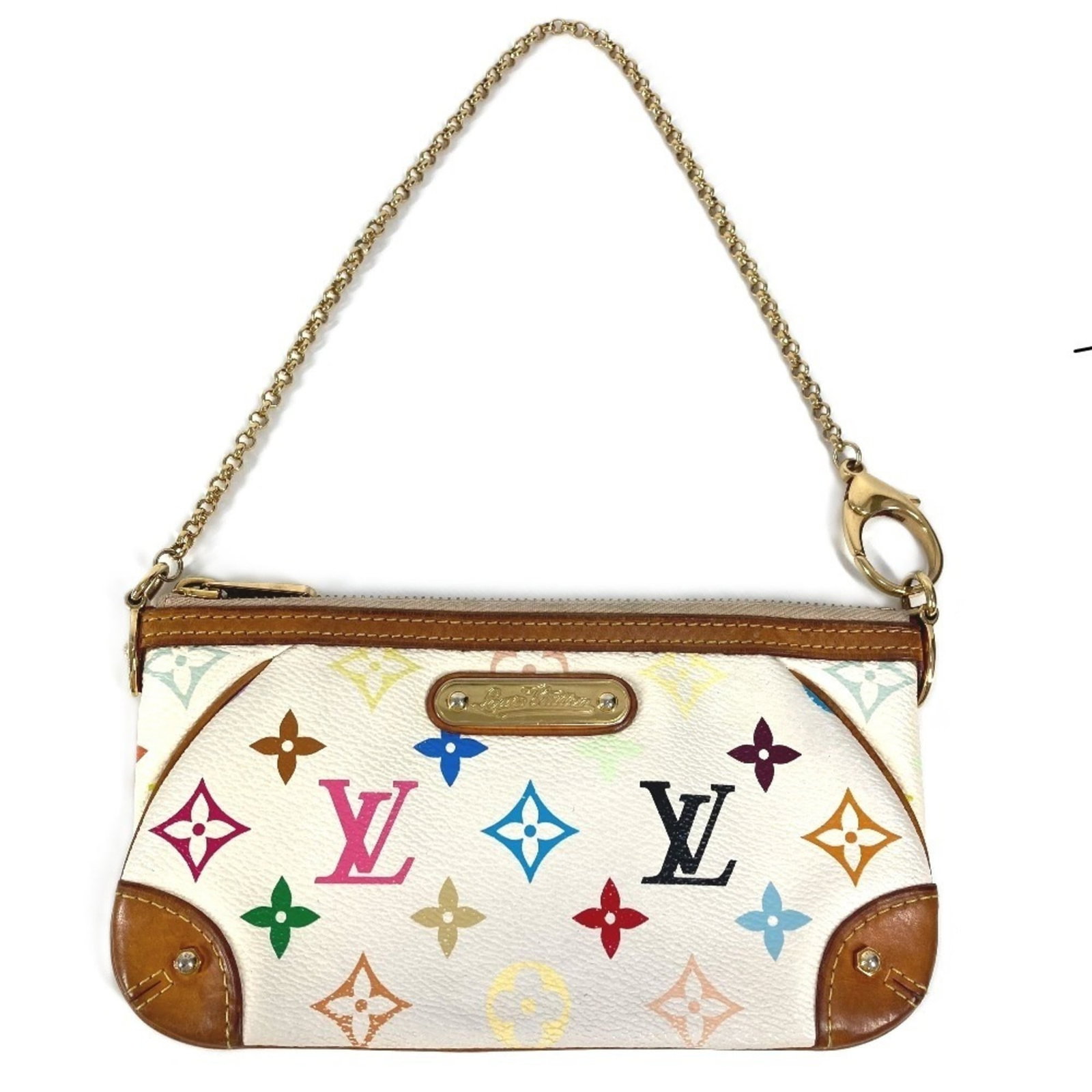 Vuitton Monogram Multicolore Pouch Bag Shoulder Louis: Vuitton Monogram Multicolore Pouch Bag Shoulder Louis The Louis Vuitton Monogram Multicolore Pouch Bag Shoulder is a stylish accessory featuring the iconic monogram pattern in a vibrant multicolore
