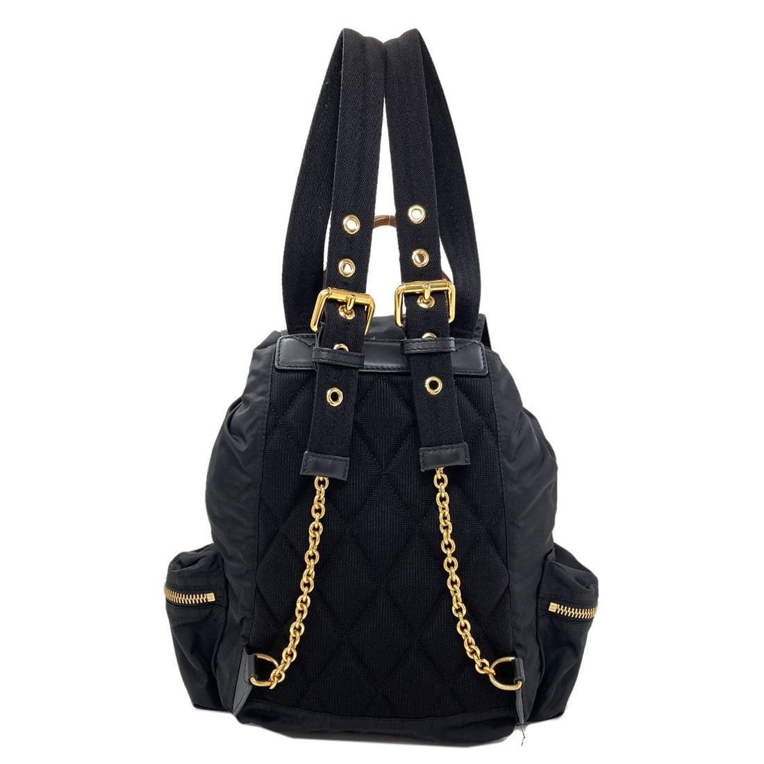 Backpack Nylon Daypack Burberry Logo - 2