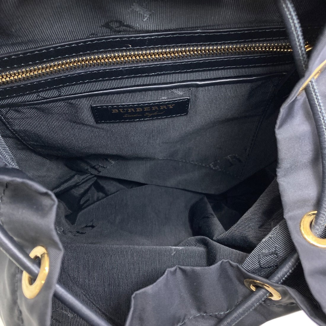 Backpack Nylon Daypack Burberry Logo - 5