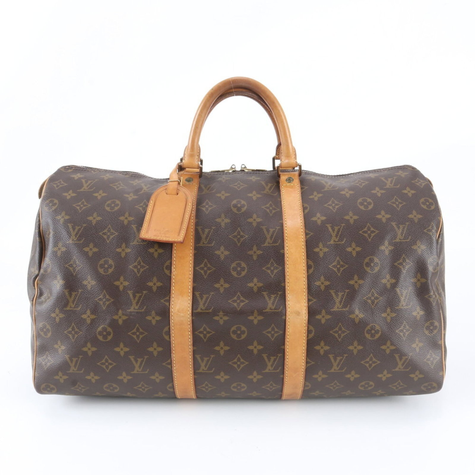 Louis Vuitton Boston Tote Leather Coated Bag: Louis Vuitton Boston Tote Leather Coated Bag Brown Leather Coated Bag with Classic Design. The Louis Vuitton Boston Tote features a timeless design, made from high-quality leather and coated canvas,