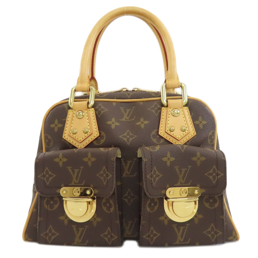 Monogram Canvas Louis Vuitton M40026 Manhattan Pm Handbag (1 of 20)