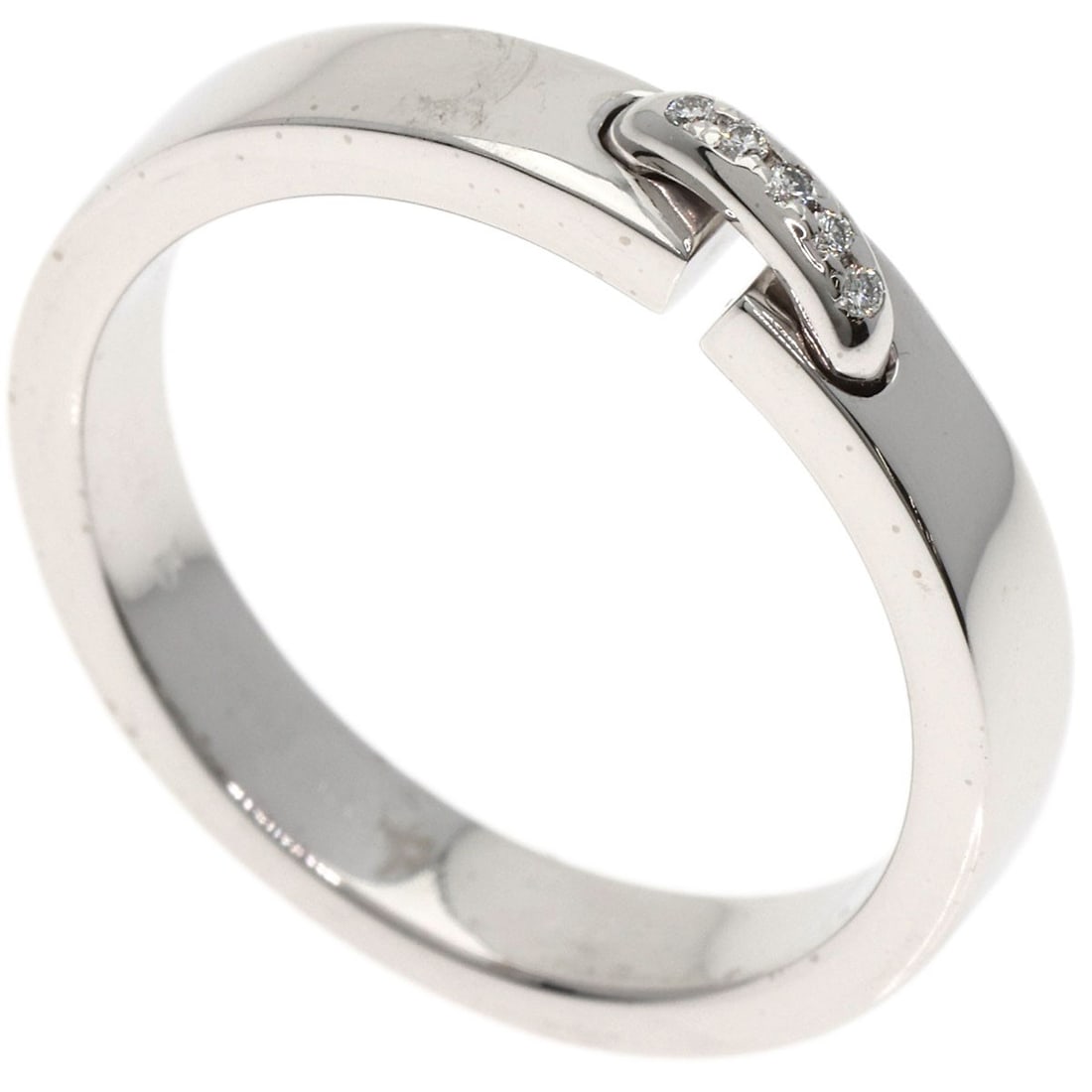 Chaumet Lien Evidance Wedding Ring Diamond #58 Ring K18 White Gold (1 of 10)