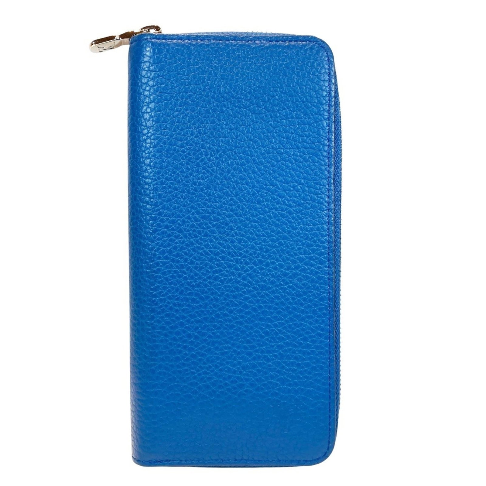 Long Wallet Bi Fold Leather Louis Vuitton: Long Wallet Bi Fold Leather Louis Vuitton Taurillon leather construction provides durability and style to this Long Wallet Bi Fold Leather Louis Vuitton, featuring a sleek blue color. The zipper closu