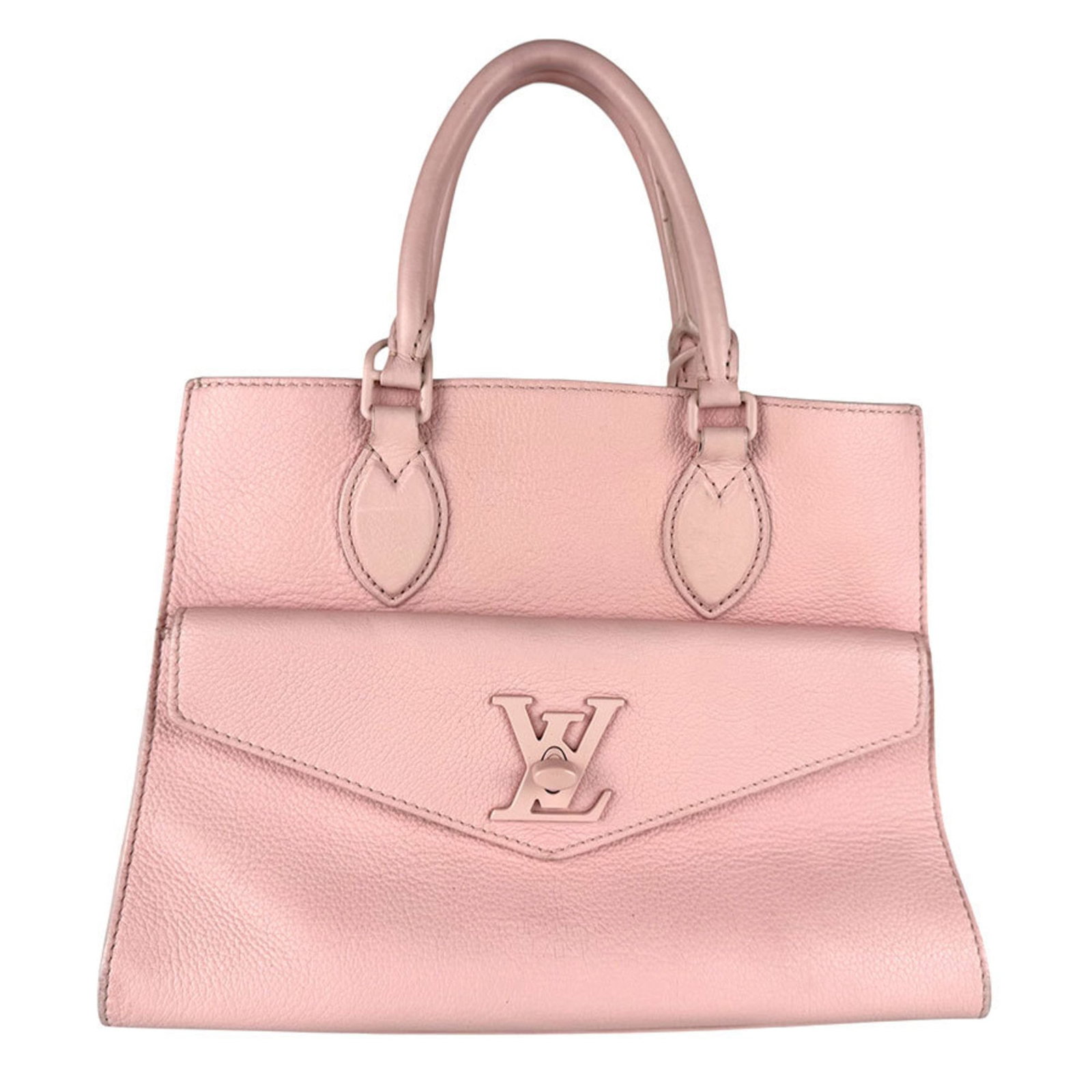 Louis Vuitton Handbag Shoulder Bag Leather: Louis Vuitton Handbag Shoulder Bag Leather The Louis Vuitton Handbag Shoulder Bag Leather features a striking pink leather exterior, showcasing the iconic monogram pattern. Measuring 20cm x 27cm x 11c
