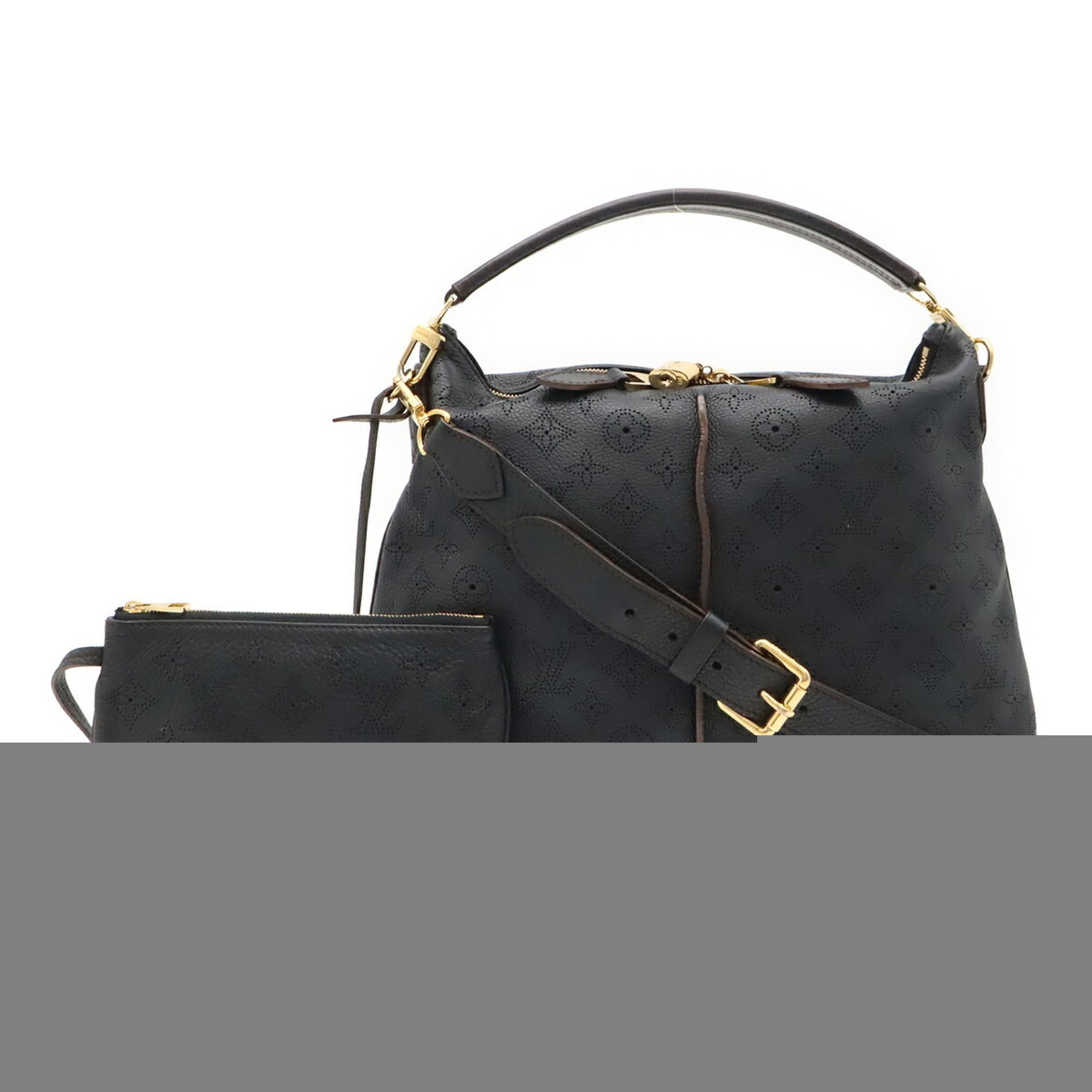 Mahina Leather Shoulder Bag Handbag Pouch Louis Vuitton: Mahina Leather Shoulder Bag Handbag Pouch Louis Vuitton Mahina Leather Shoulder Bag Handbag Pouch Louis Vuitton - A sleek and sophisticated shoulder bag made from high-quality Mahina leather,