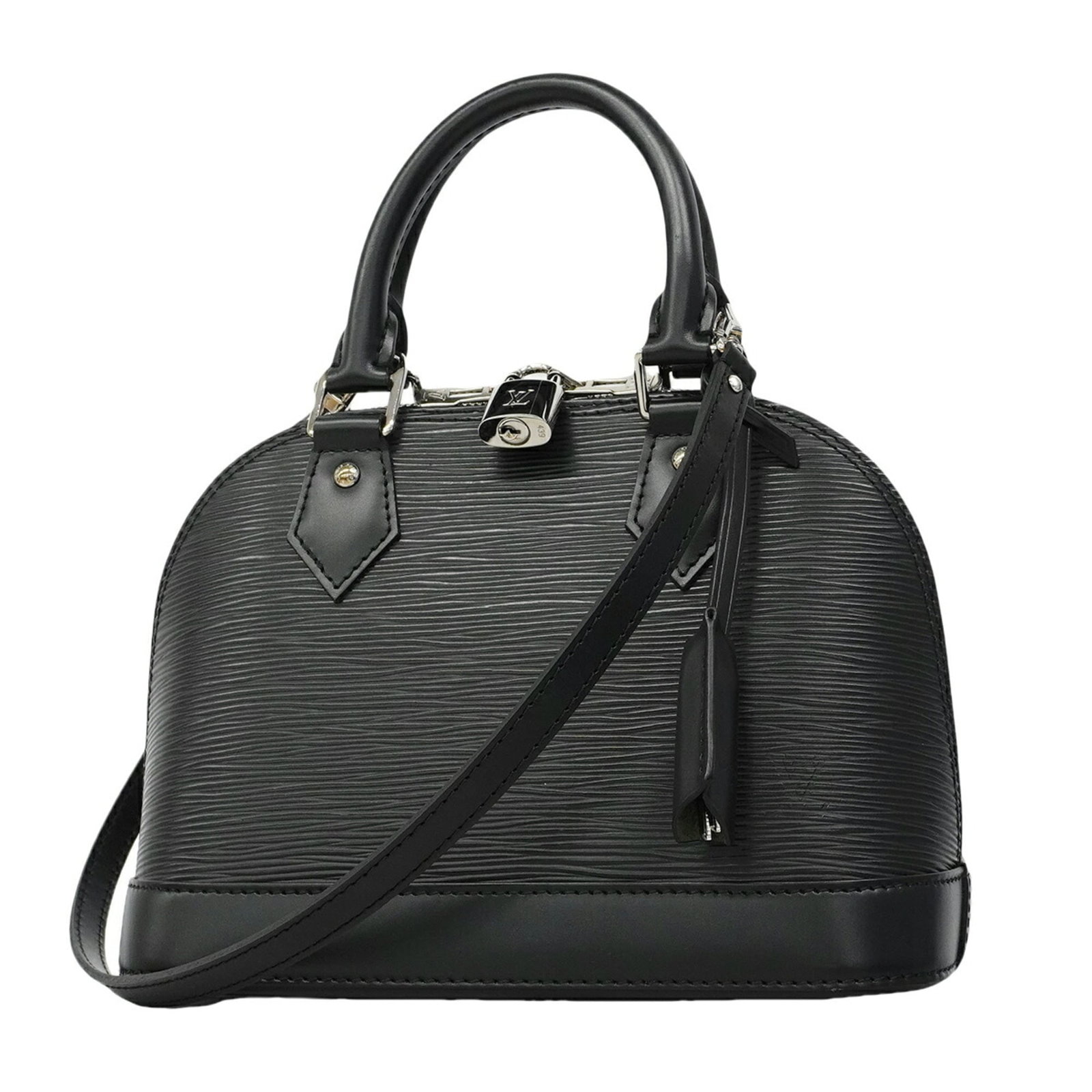 Louis Vuitton Handbag: Louis Vuitton Handbag Louis Vuitton Handbag Noir. This Louis Vuitton handbag features a classic design with a Noir color, measuring 17.5cm x 23.5cm x 11.5cm in size. The bag's signature monogram