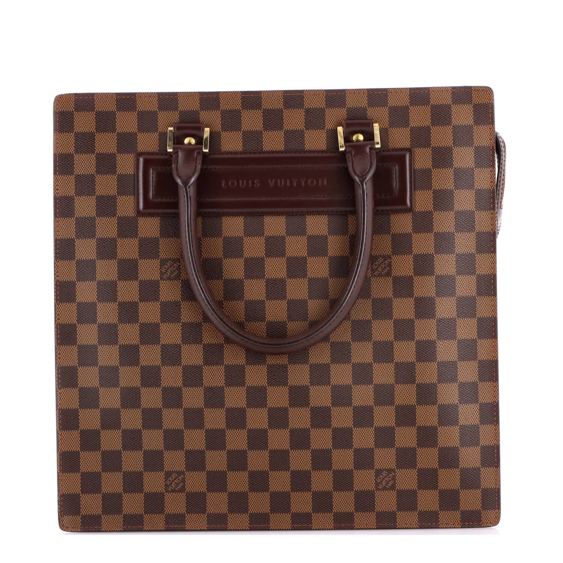 Louis Vuitton Damier GM Sac Bag Plat Venice: Louis Vuitton Damier GM Sac Bag Plat Venice Brown Louis Vuitton Damier GM Sac Bag Plat Venice in Great Condition. This iconic tote features scuffs, edge wear, and minor creases on the exterior, with a