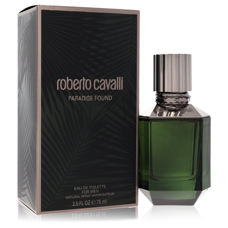 Paradise Found by Roberto Cavalli Eau De Toilette Spray 2.5 oz: Paradise Found by Roberto Cavalli Eau De Toilette Spray 2.5 oz Paradise Found by Roberto Cavalli Eau De Toilette Spray 2.5 oz opens with a fruity and spicy effusion of pimento berry oil and pineapple,