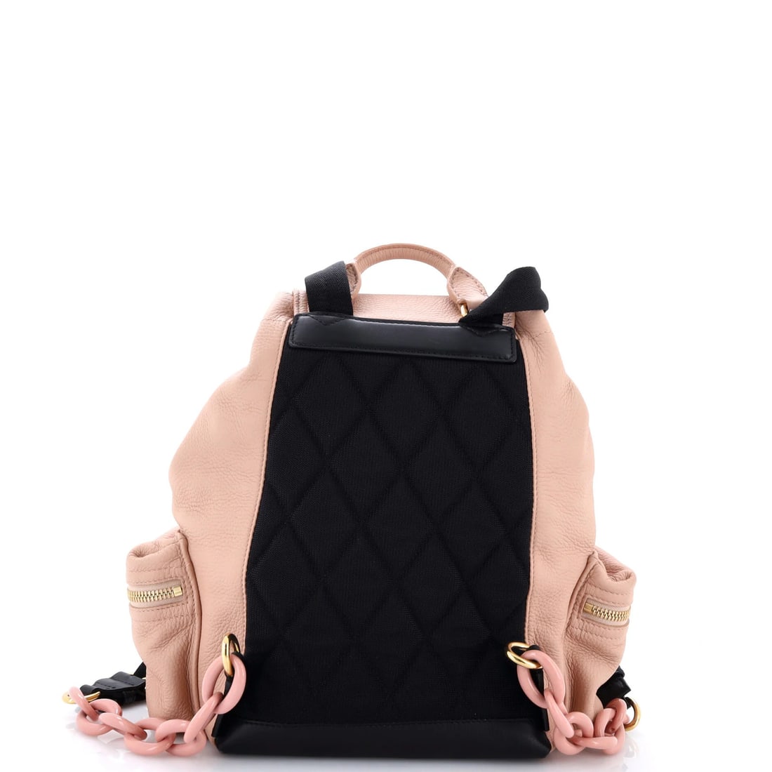 Medium leather rucksack backpack - 3