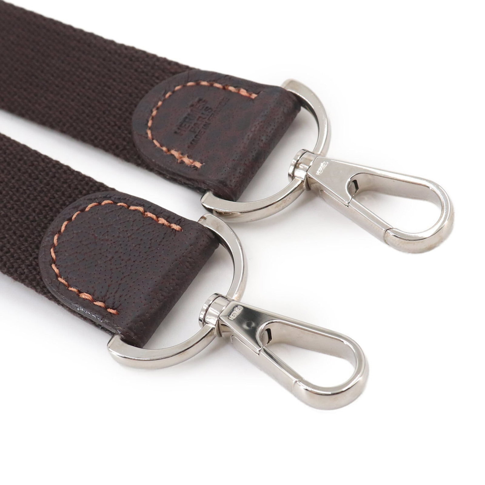 Hermes Leather Strap Canvas - 3
