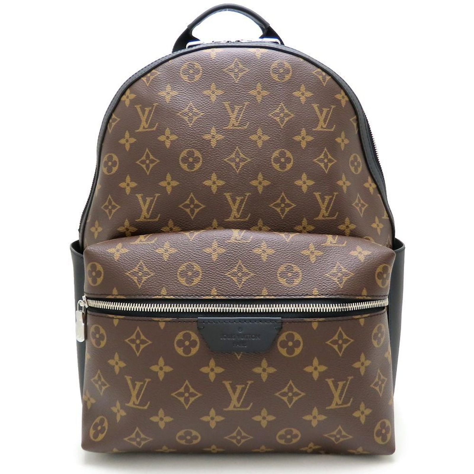 Canvas Leather Louis Vuitton Backpack: Canvas Leather Louis Vuitton Backpack Canvas Leather Louis Vuitton Backpack in Black and Brown, featuring a classic design with canvas and leather materials. This stylish backpack comes with a dust ba