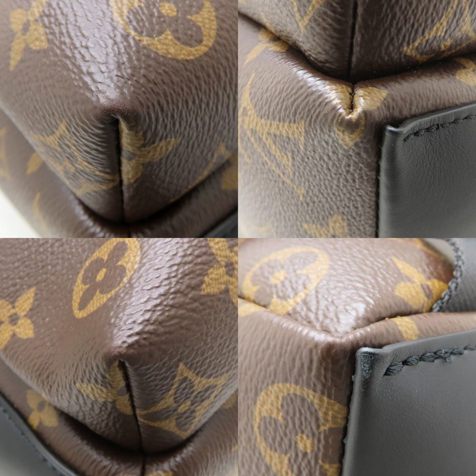 Canvas Leather Louis Vuitton Backpack - 4