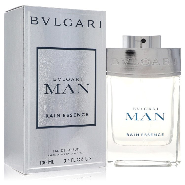 Bvlgari Man Rain Essence by Bvlgari Eau De Parfum Spray 3.4 oz: Bvlgari Man Rain Essence by Bvlgari Eau De Parfum Spray 3.4 oz Bvlgari Man Rain Essence by Bvlgari Eau De Parfum Spray 3.4 oz - A sophisticated men's fragrance with a blend of citrus and woody notes, 