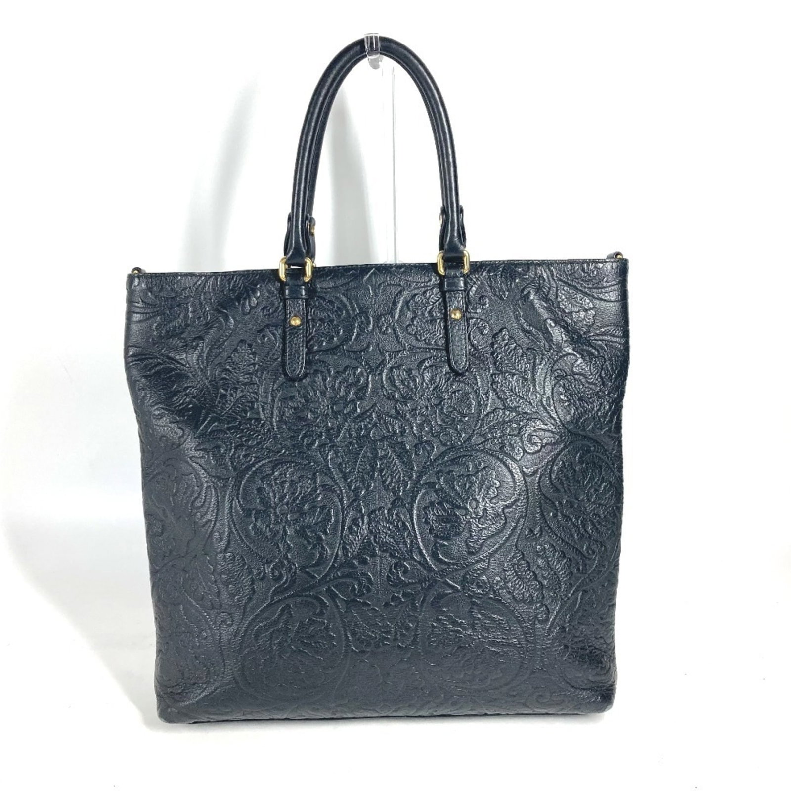 Versace Handbag Shoulder Bag Tote Bag Leather (1 of 13)