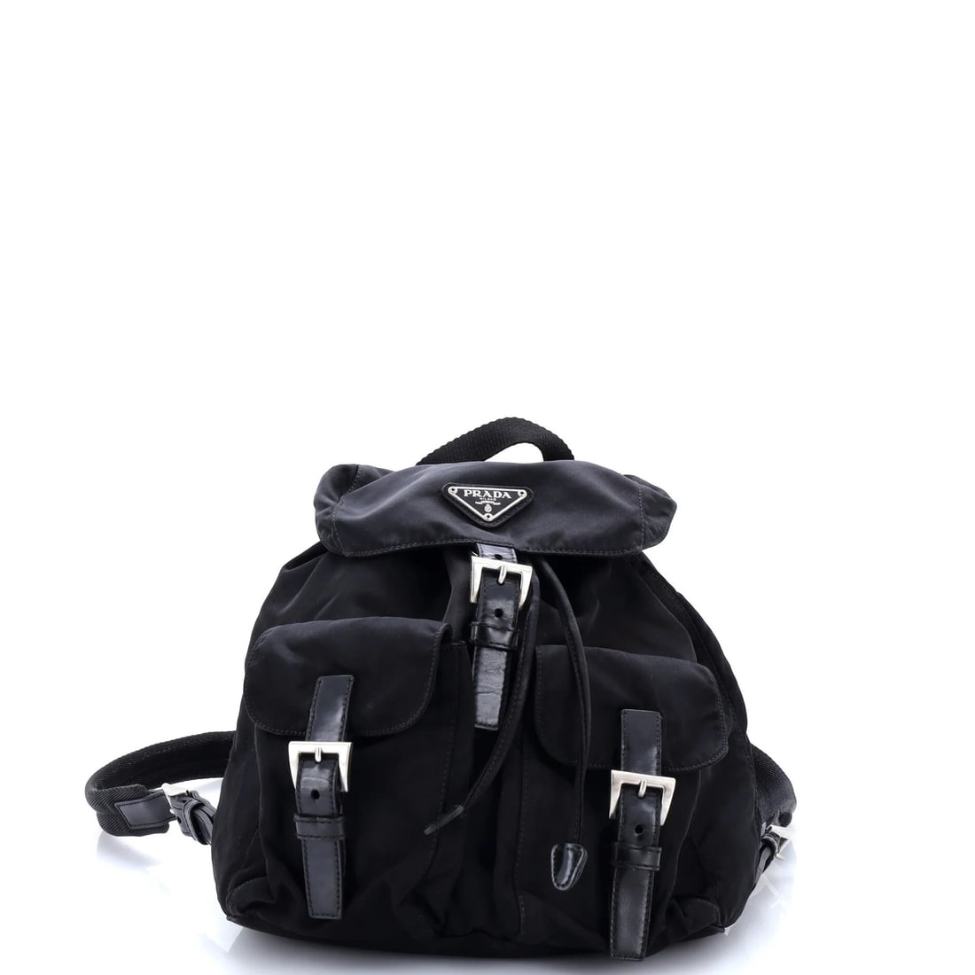 Tessuto Small Double Front Pocket Prada Backpack (1 of 6)
