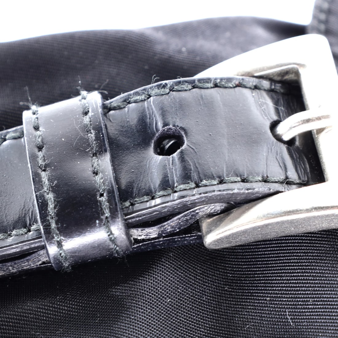 Tessuto Small Double Front Pocket Prada Backpack - 6