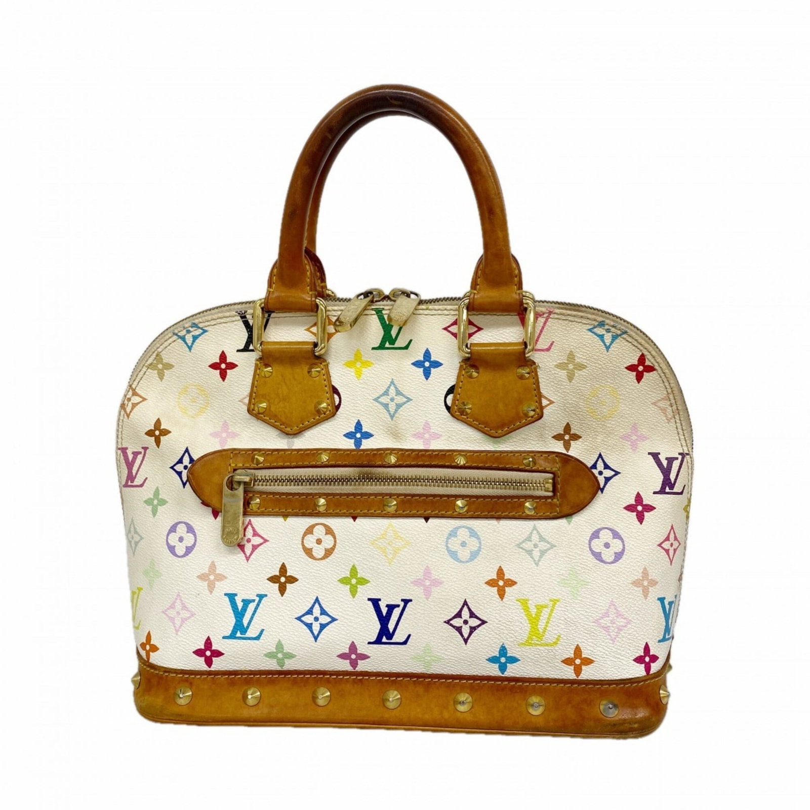 Louis Vuitton Handbag: Louis Vuitton Handbag Blanc Louis Vuitton handbag with classic design and signature monogram pattern. Measuring 24cm x 32cm x 16.5cm, it features a timeless combination of style and functionality. Mad