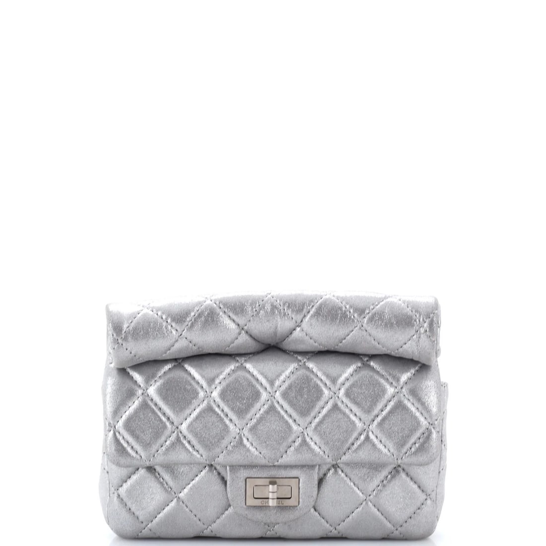 Chanel Reissue Roll Clutch Calfskin Quilted Mini Iridescent (1 of 5)