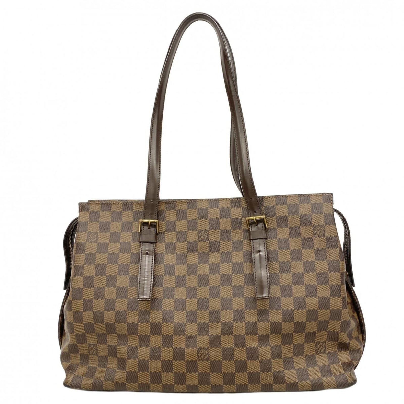 Louis Vuitton Tote Bag: Louis Vuitton Tote Bag Ebene Louis Vuitton Tote Bag, 28cm x 40cm x 14cm. This classic tote bag features the iconic Ebene monogram pattern and is made from high-quality materials. With its timeless des