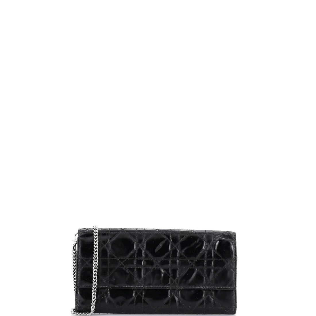Chain Wallet Lady Croisiere Quilt Cannage Patent Dior Christian (1 of 7)