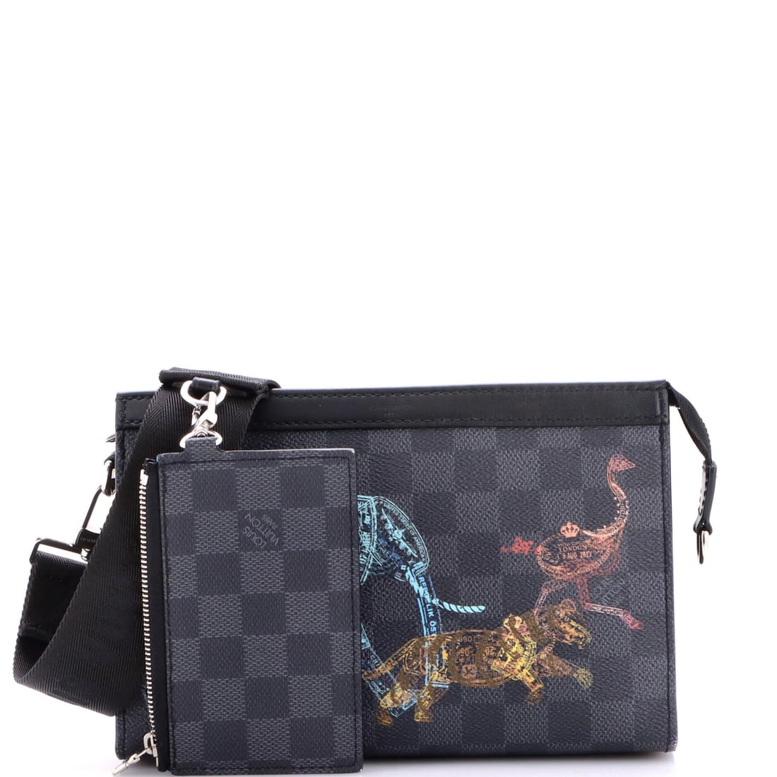 Damier Wild Animals Wallet Wearable Edition Limited Gaston Vuitton Louis (1 of 8)