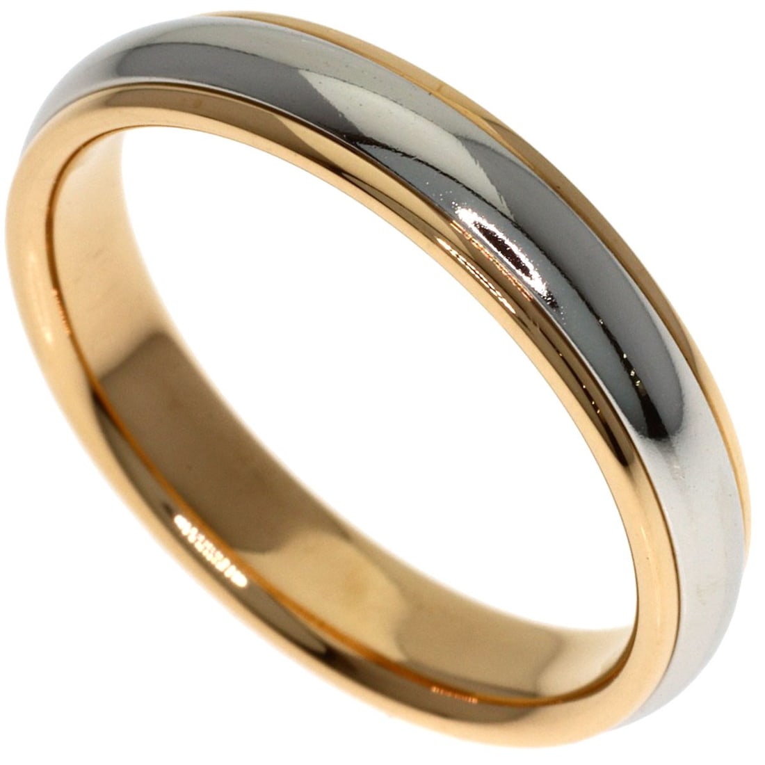 Tiffany&Co. Milgrain Ring K18 Yellow Gold Pt950: Tiffany&Co. Milgrain Ring K18 Yellow Gold Pt950 K18 Yellow Gold Pt950 Tiffany&Co. Milgrain Ring, size 7.5(US), features a classic design with intricate milgrain details, showcasing the luxurious feel 