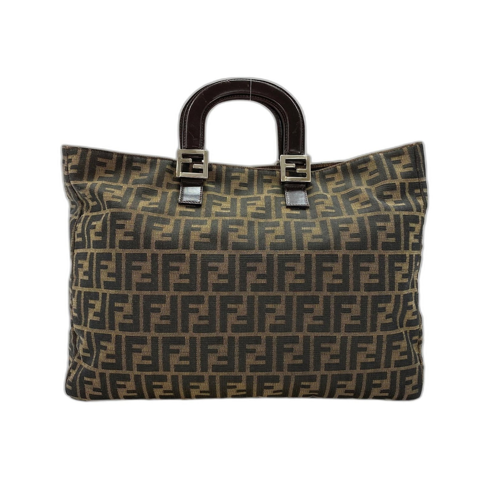 Fendi Handbag: Fendi Handbag The Fendi handbag boasts its classic brown color and sleek design, measuring 31cm x 40cm x 15cm. A stylish accessory for everyday use, this handbag features a timeless silhouette that