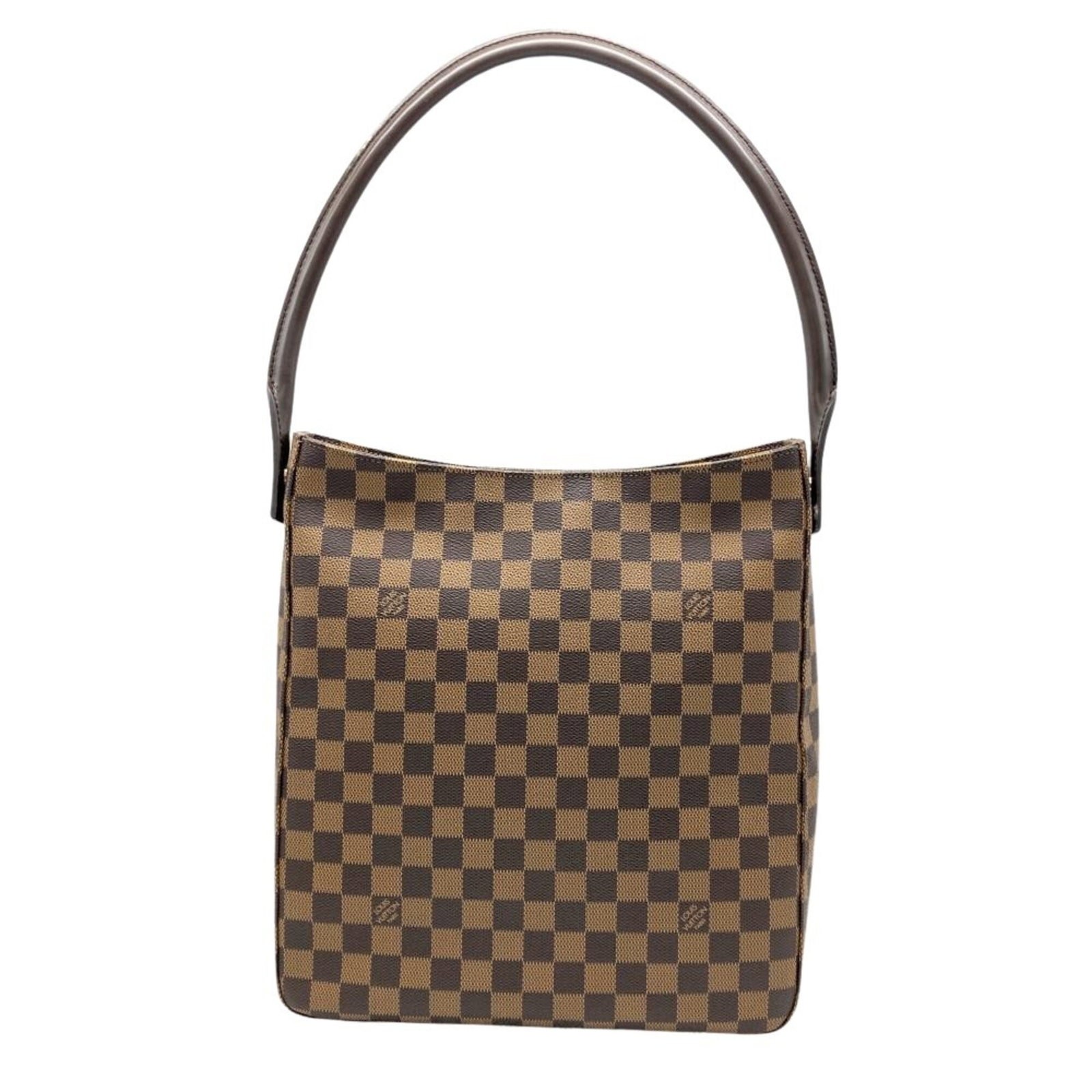 Shoulder Bag Damier Canvas by Louis Vuitton: Shoulder Bag Damier Canvas by Louis Vuitton Damier Canvas by Louis Vuitton, a timeless design in brown Damier print on high-quality canvas. This shoulder bag measures 31cm x 29cm x 11cm and features