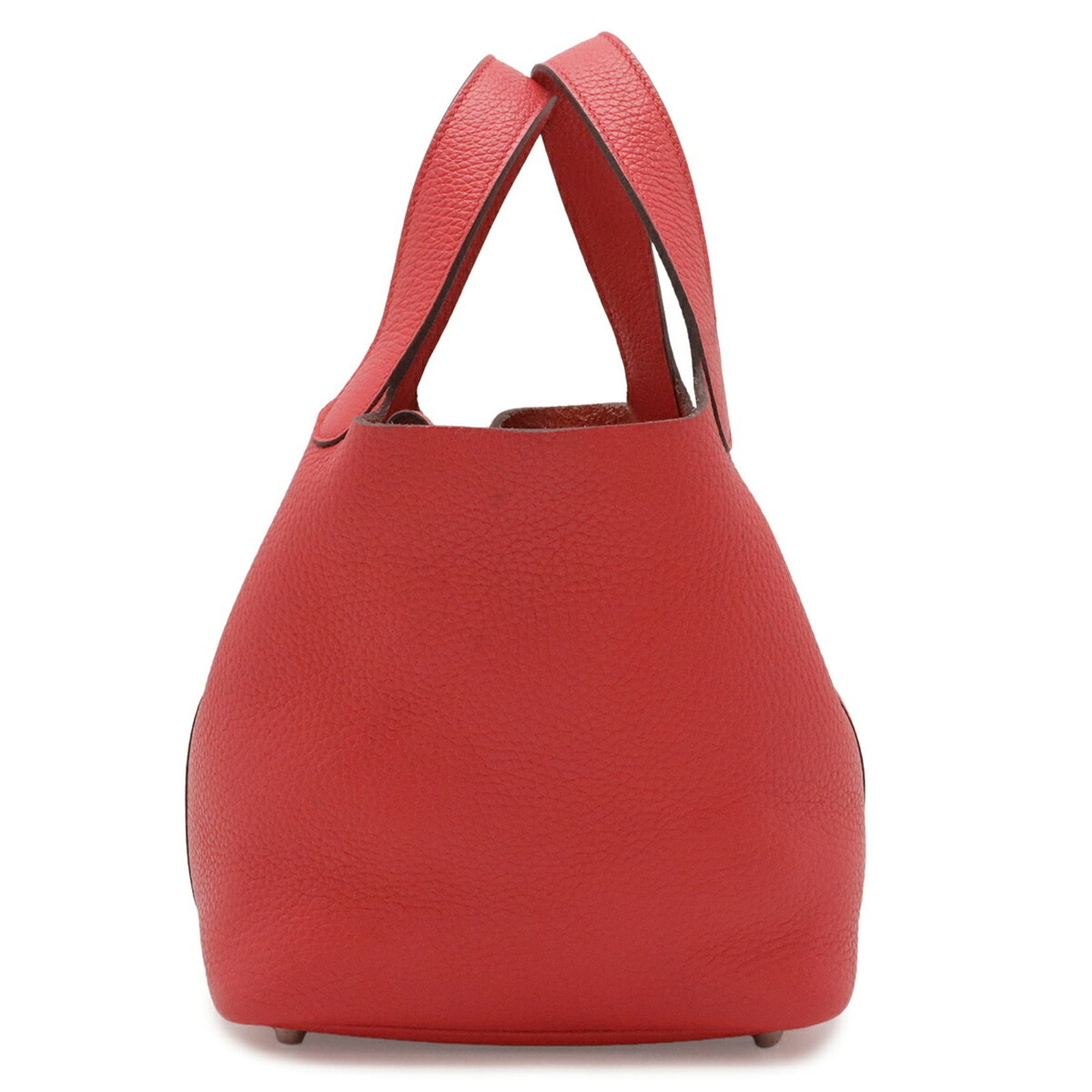 Hermes Handbag Tote Bag Taurillon Clemence Leather: Hermes Handbag Tote Bag Taurillon Clemence Leather Taurillon Clemence leather, a signature material from Hermes, adorns this elegant tote bag. The pink hue adds a touch of femininity to its classic