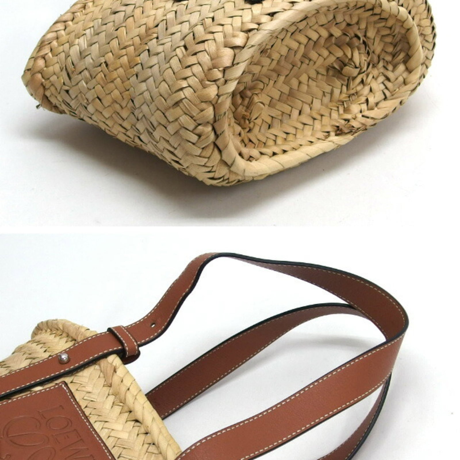 Loewe Raffia Leather Bag - 4