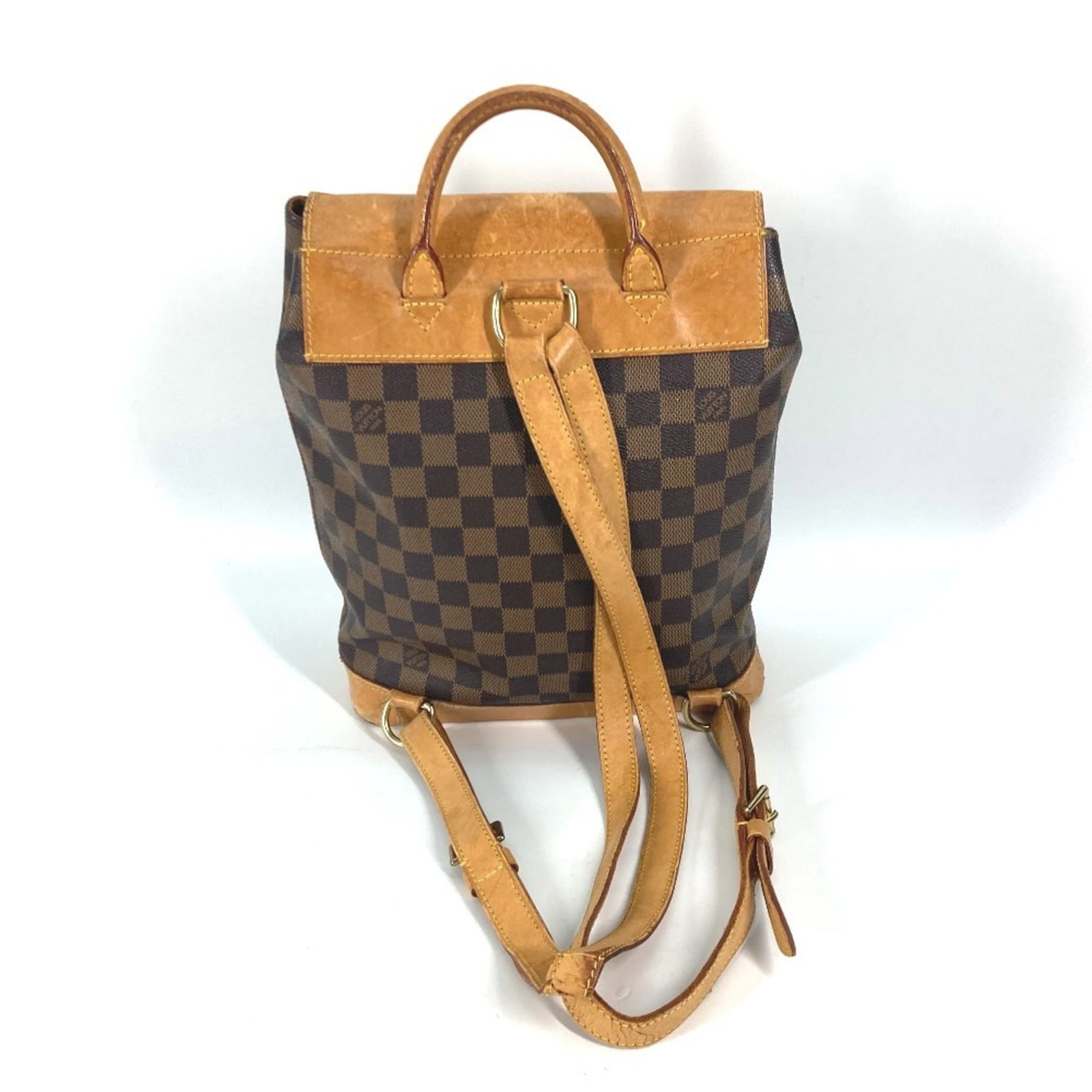 Vuitton Louis Damier Canvas Backpack - 6
