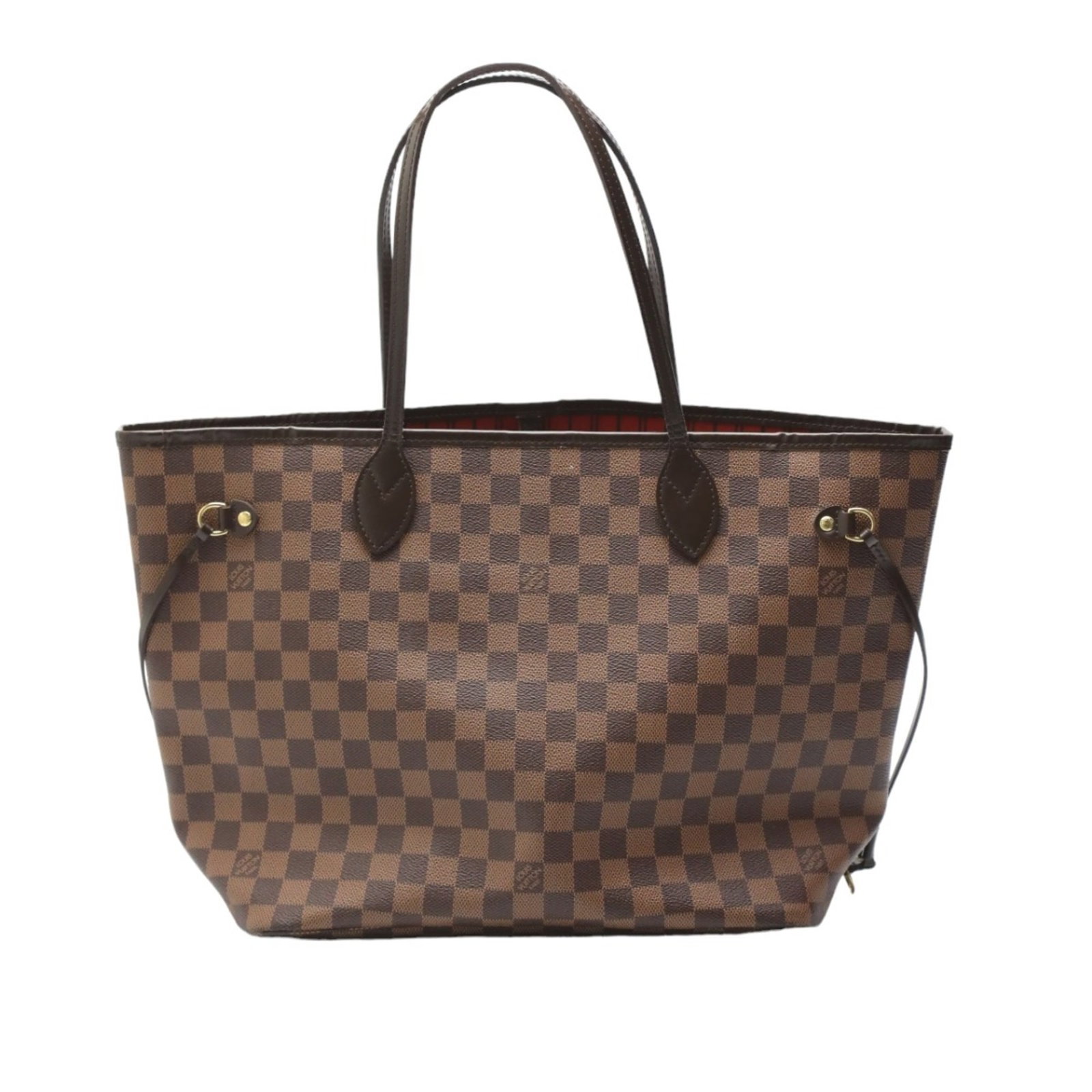 Damier Canvas Tote Bag by Louis Vuitton: Damier Canvas Tote Bag by Louis Vuitton Damier Canvas Tote Bag by Louis Vuitton features the iconic Damier pattern in brown, crafted from high-quality Damier canvas. This stylish tote bag measures 28c
